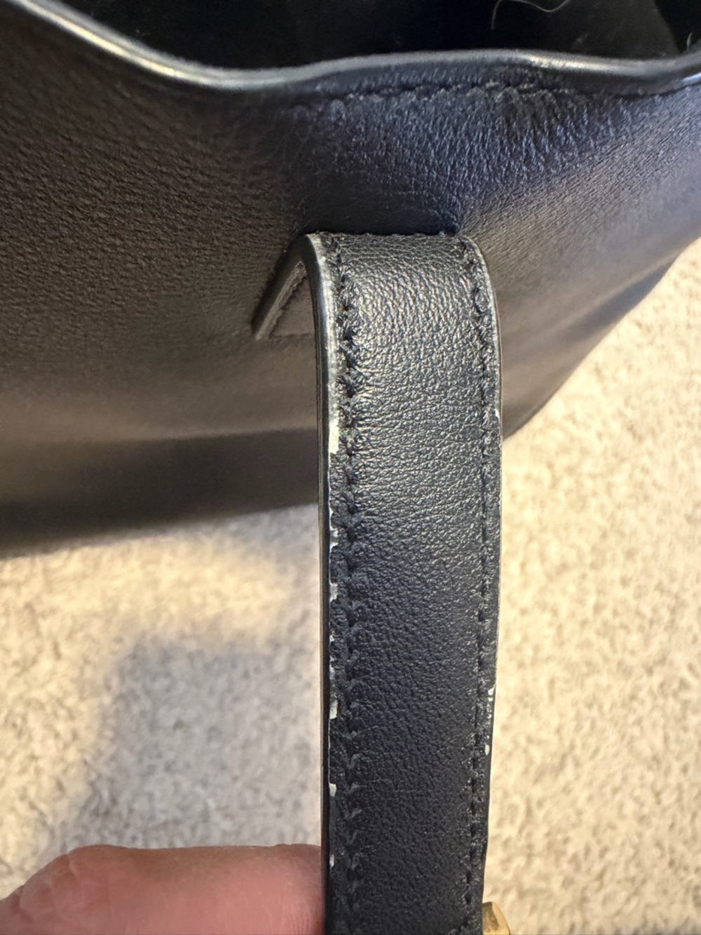 Saint Laurent Le 5 à 7 Large Hobo Bag – Black with Gold Hardware - Picture 8 of 16